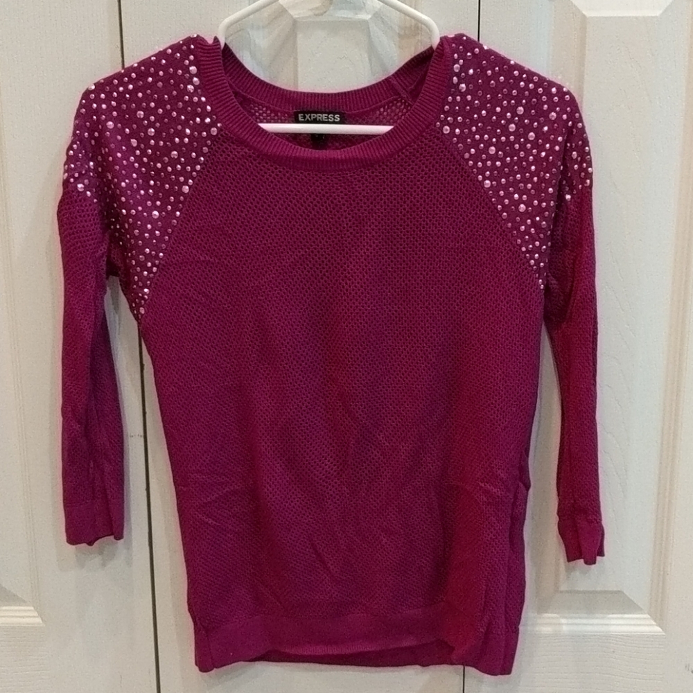 Embellished Express Sweater